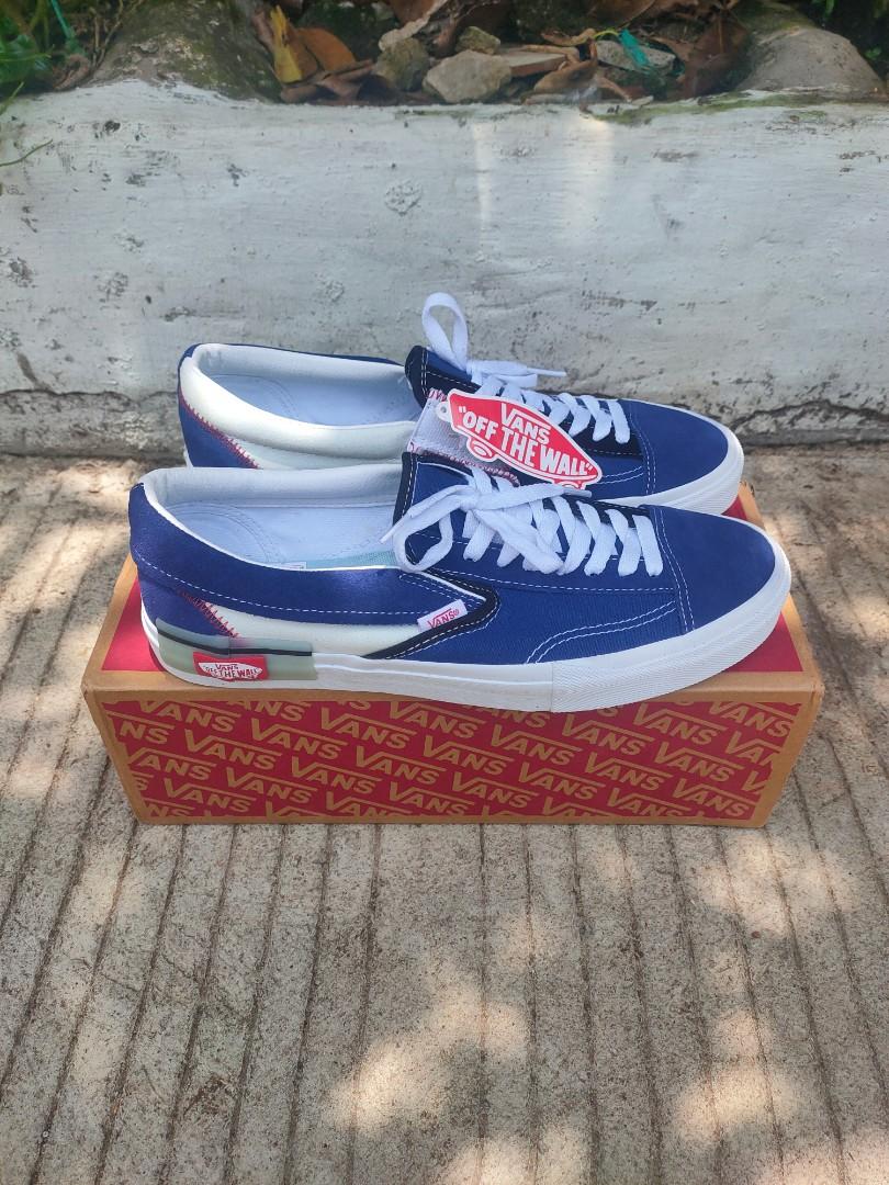Vans cut and paste blue store
