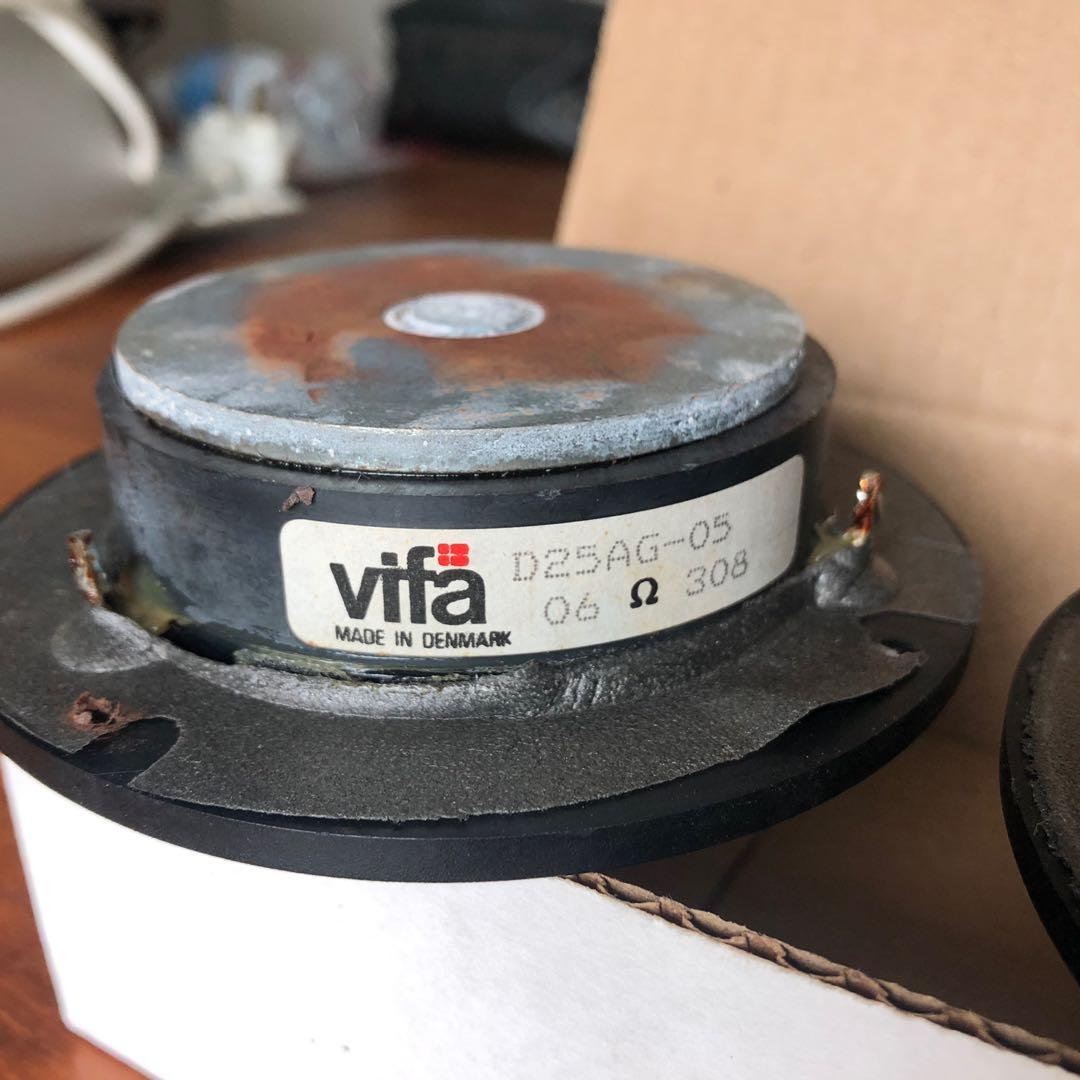 Vifa D25AG-05, D25 metal dome tweeter, Electronics, Audio on Carousell