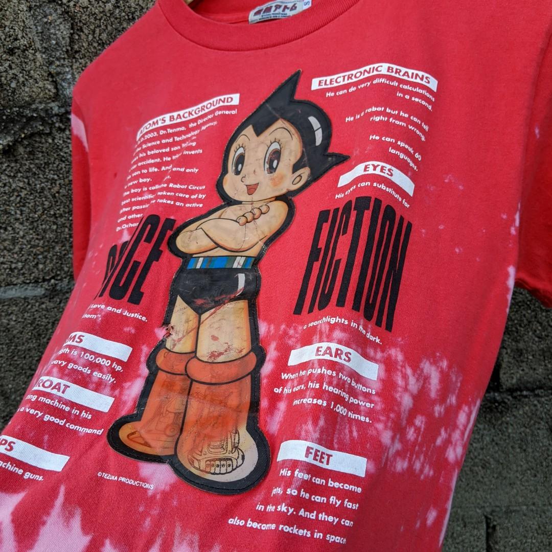 Vintage Astro Boy Mighty Atom 3D Hologram Acid Wash T-shirt, Men's Fashion,  Tops & Sets, Tshirts & Polo Shirts on Carousell