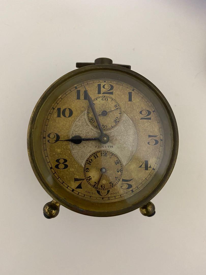 Vintage Zenith Alarm Clock, Hobbies & Toys, Memorabilia & Collectibles