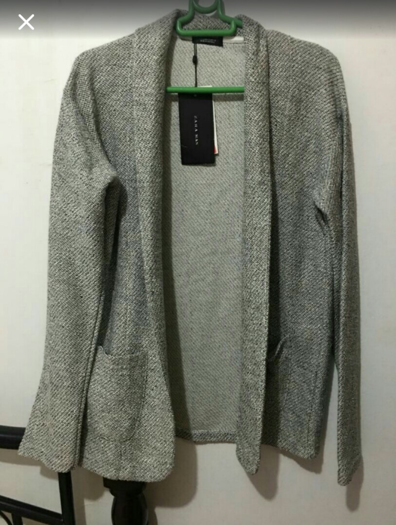 zara frayed hem cardigan