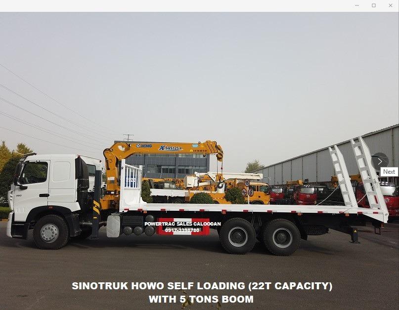 10W HOWO SELF LOADING TRUCK (8T WINCH, 5T BOOM, 10T BOOM), Special
