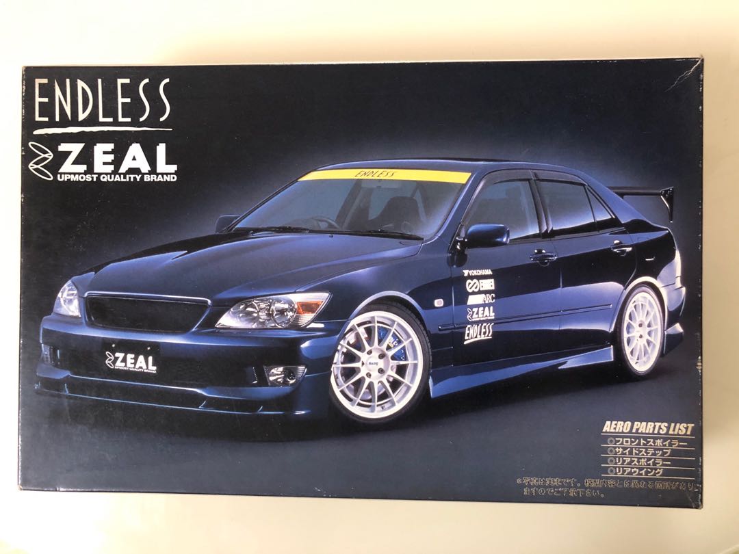 1/24 絕版極罕Endless Zeal Altezza SXE10 有手版頭尾泵把及金屬裙腳 