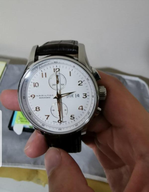 900 700 SGD Hamilton Jazzmaster Maestro H32766513 white dial gold hands Luxury Watches on Carousell