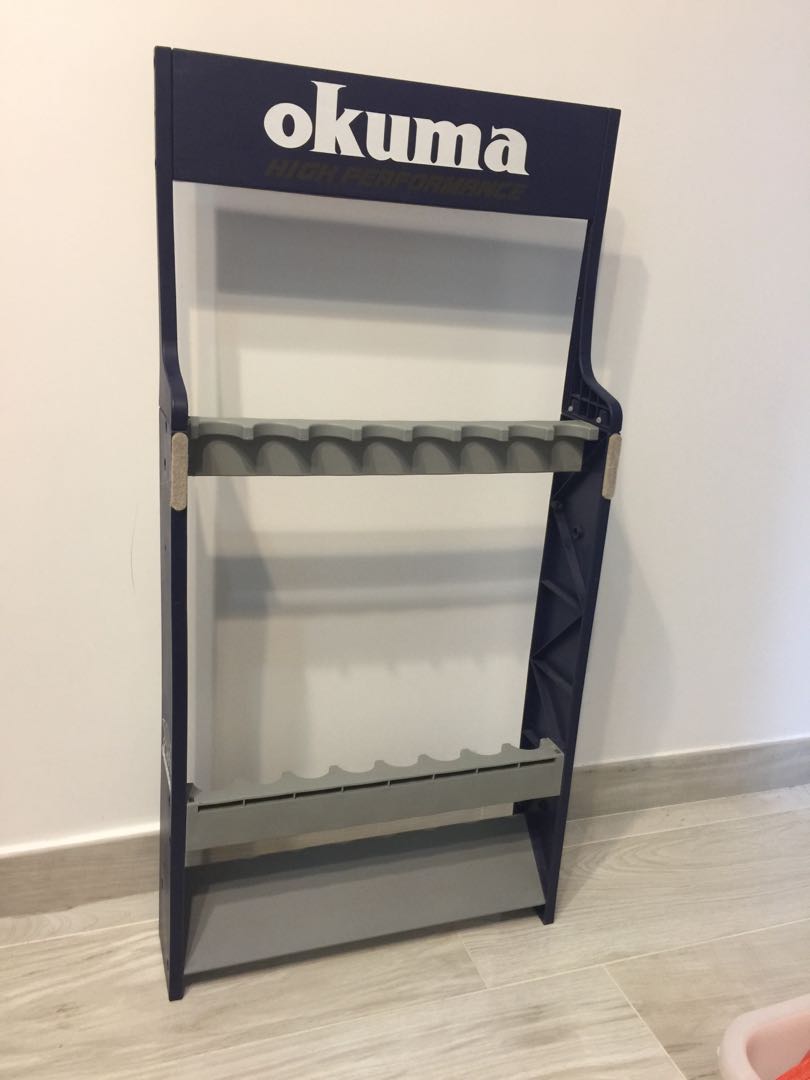 okuma fishing rod rack