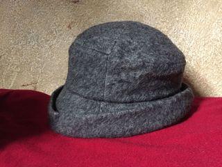 🇫🇷  LANVIN Gray Wool Trilby limited edition vintage tweed Hat RARE CAP