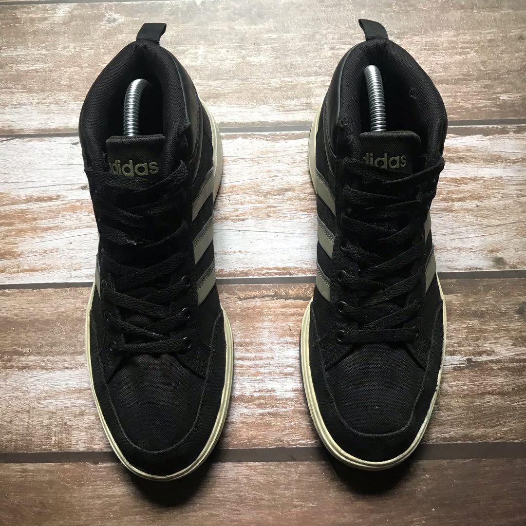Adidas neo mid cut on sale schwarz