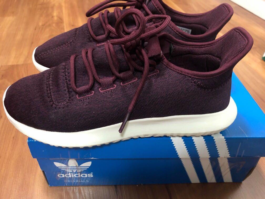 adidas tubular maroon
