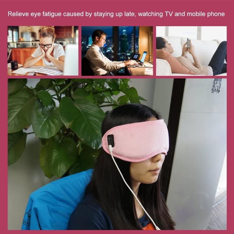 Arris Electric USB Heated Electric Eye Mask with 5 Temperature Control