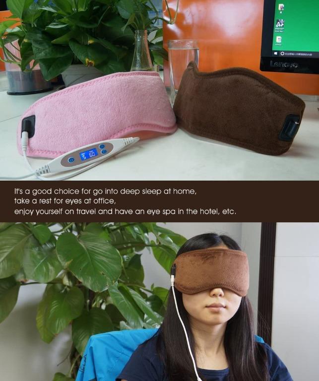 Arris Electric USB Heated Electric Eye Mask with 5 Temperature Control