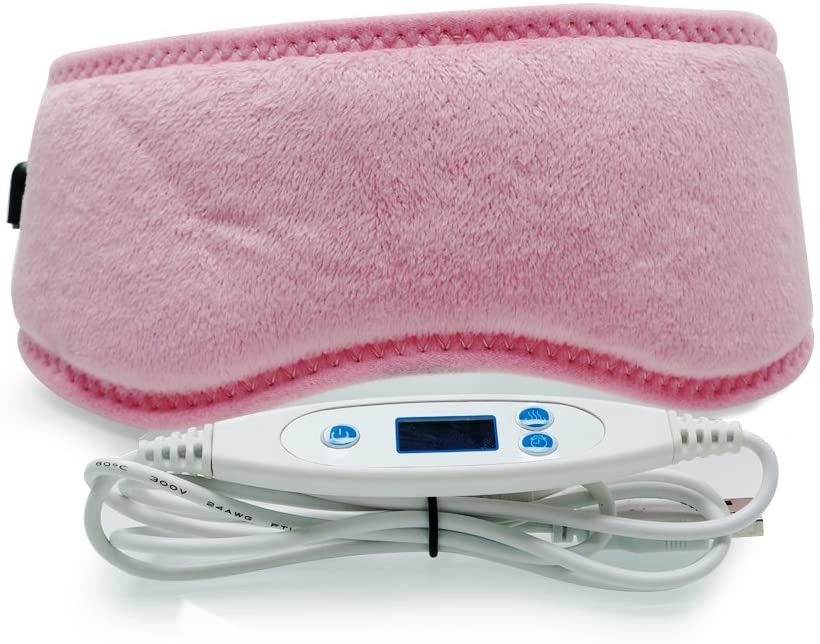 Arris Electric USB Heated Electric Eye Mask with 5 Temperature Control