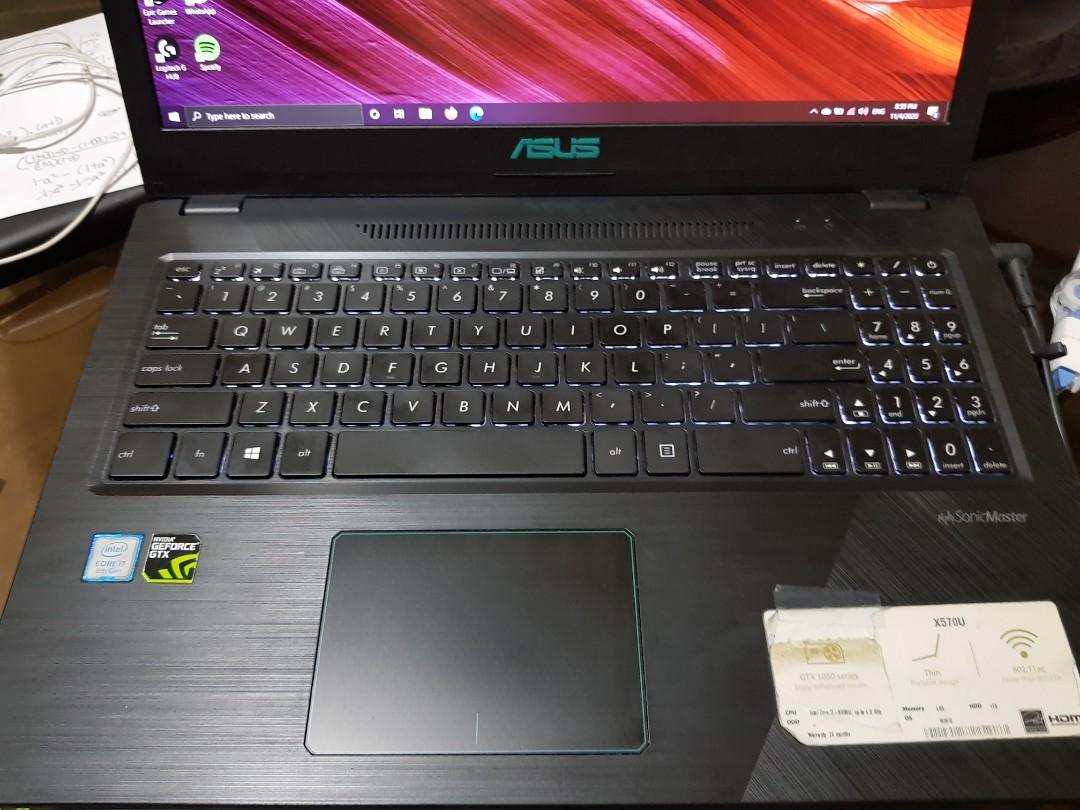 ASUS X570UD. i7 8th gen. 15inch FHD display. 12gb Ram. 1TB hdd ...
