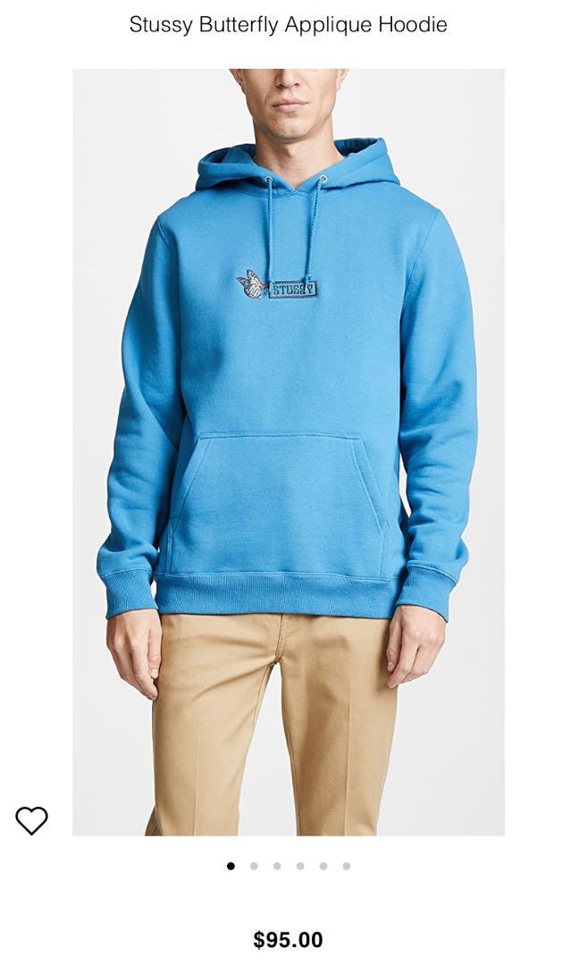 Stussy on sale hoodie butterfly