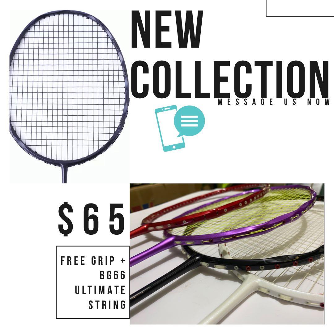 BADMINTON WAVE RACKET, Sports, Sports & Games Equipment on Carousell