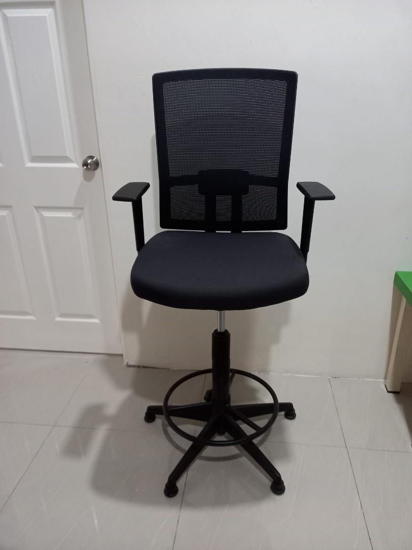 Premium High chair counter chair adjustable, Furniture & Home Living