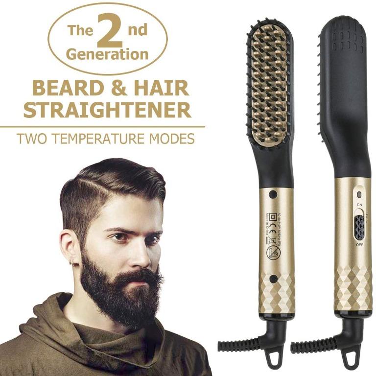 5 seconds beard straightener