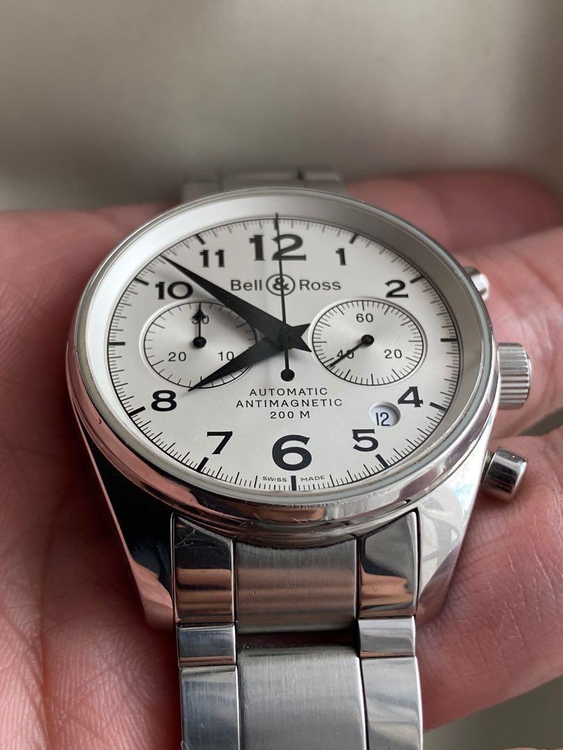Bell Ross Vintage BR126 Geneva Chronograph Automatic Antimagnetic