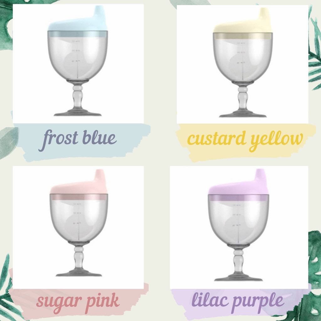 Blw Royal Baby Sippy Glass Sippy Cup Anti Spill Kid Wine Glass Baby Led Weaning Party Cup Children Christmas Gift Babies Kids Nursing Feeding Weaning Toddler Feeding On Carousell