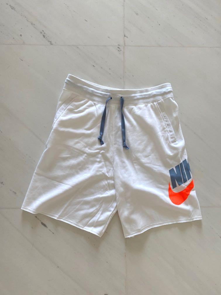 Orange and white nike shorts clearance