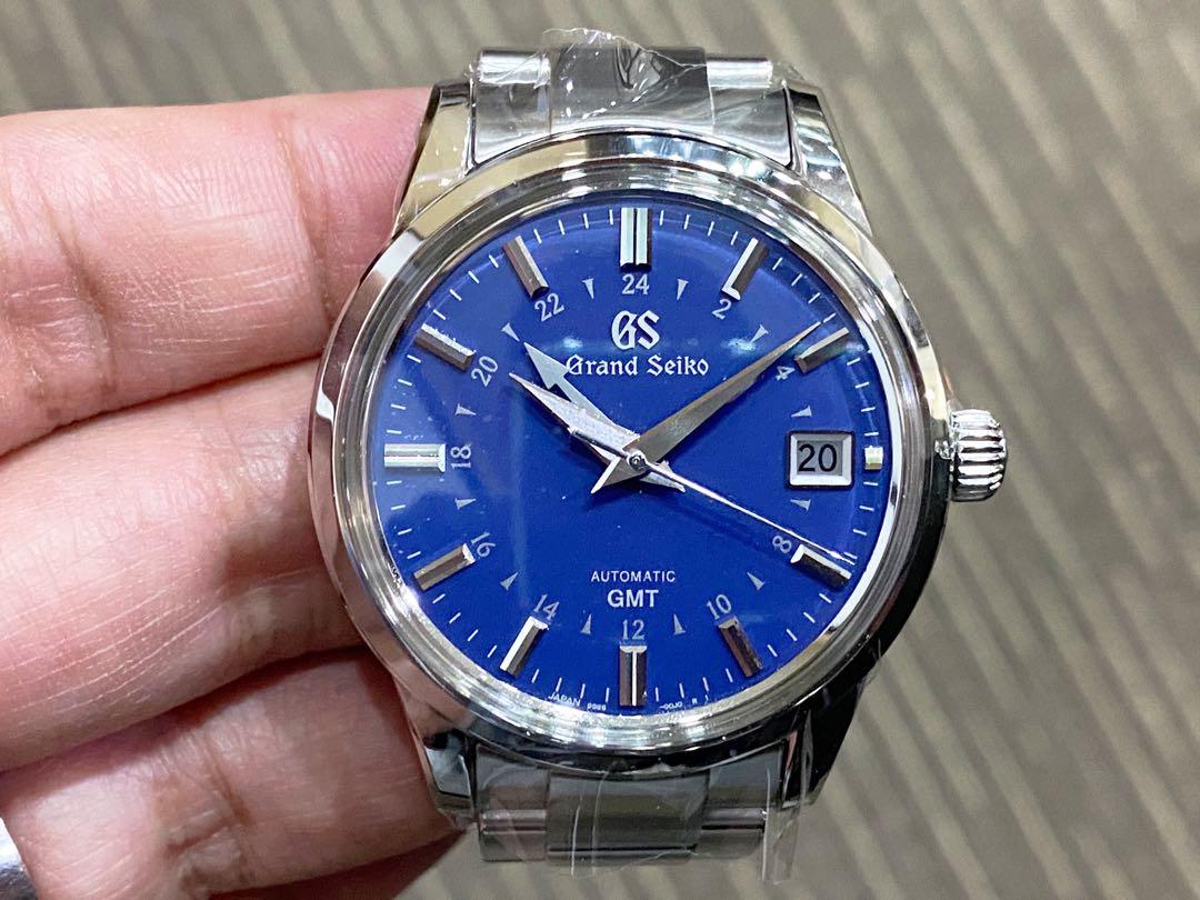 Brand New Grand Seiko GS GMT Twilight Blue Hodinkee  Limited SBGM239,  Luxury, Watches on Carousell