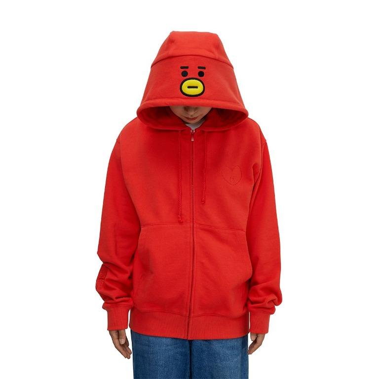 BT21 Adult Costume Hoodie Zipup Tata
