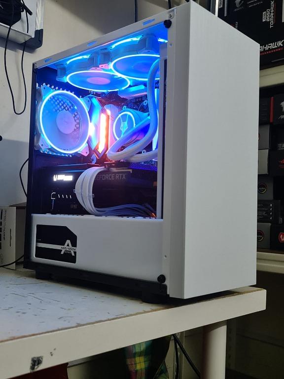 Cheapest Rtx 3070 Build In Singapore Comes With Free Delivery And Awesome Aesthetic For All Your Gaming Pleasure Custom Gaming Pc Desktop Pc Workstation 5600x 5900x 5800x Available On Hand Electronics Computers We just moved in together, happy with our new simple and clean set up! cheapest rtx 3070 build in singapore