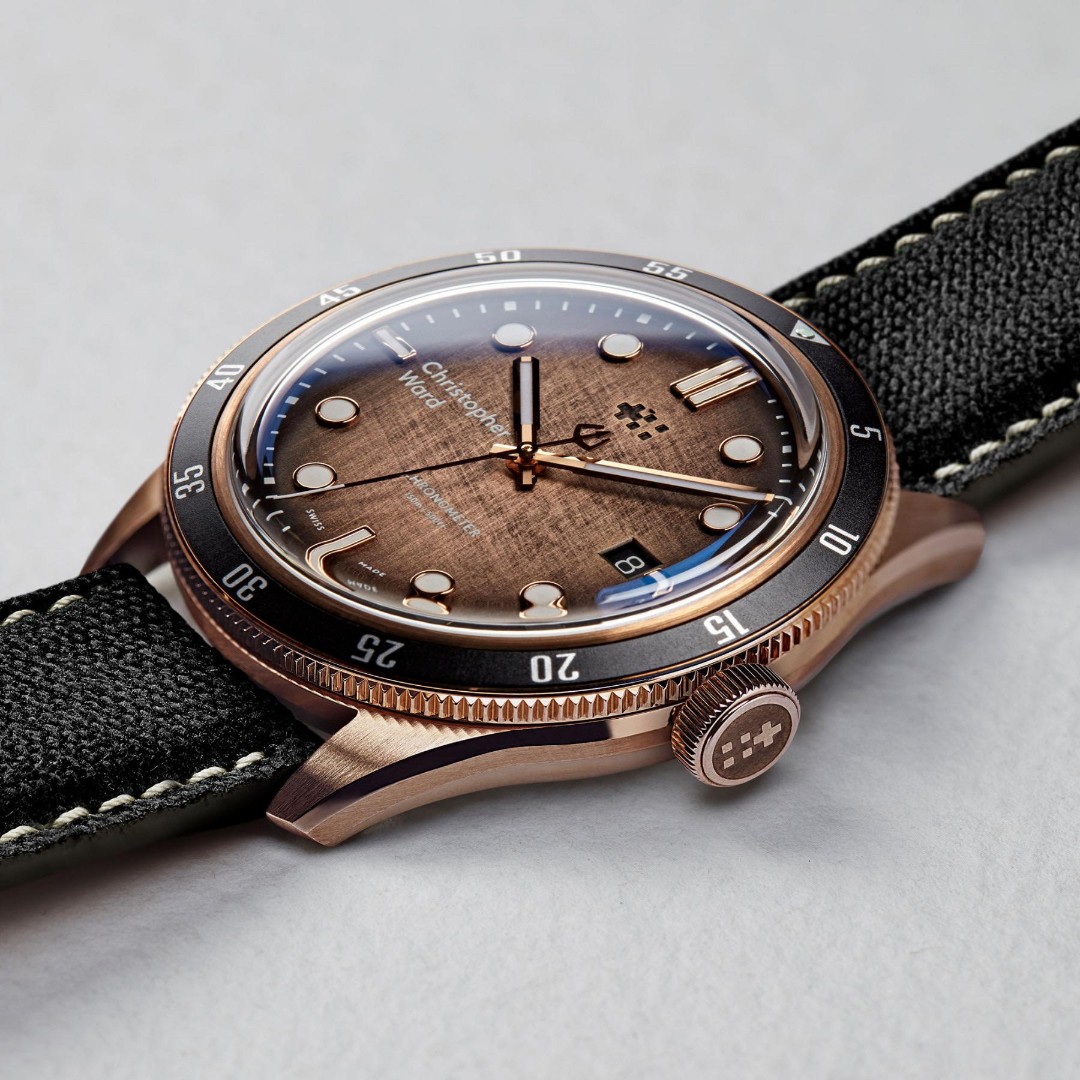 Christopher Ward C65 Trident Bronze Ombré COSC, Luxury, Watches on Carousell