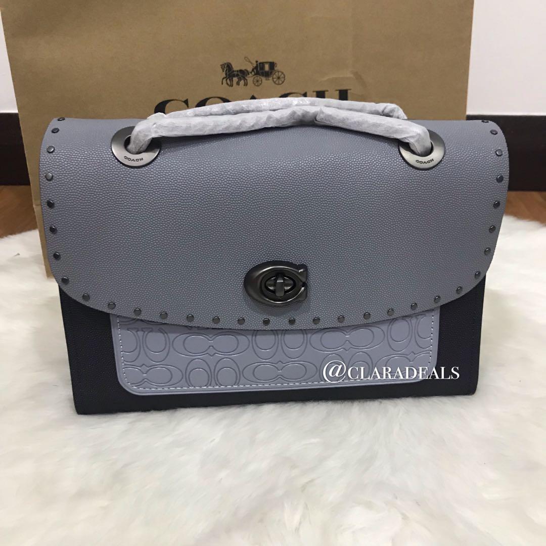 Coach parker rivet bag best sale