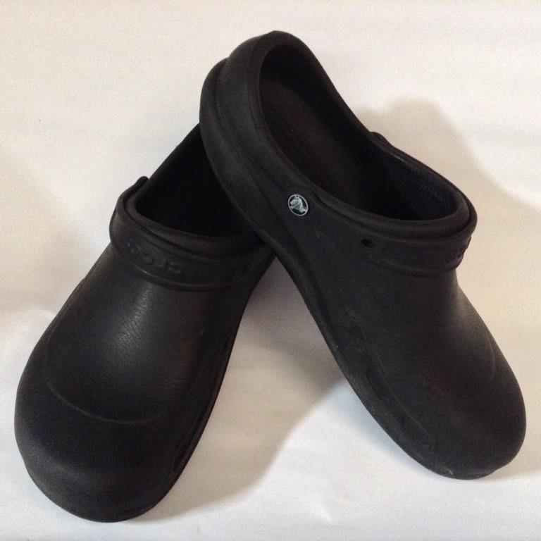 CROCS FOR MEN SIZE 13 BLACK- BIG SIZE 