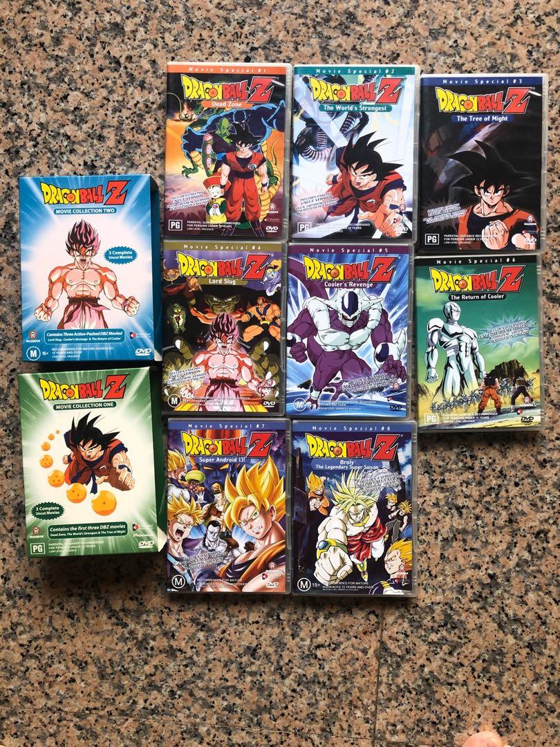 Dragon ball Z Movie Special #1 to #8 for sale at $20