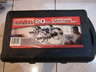 Dumbell set 20kgs