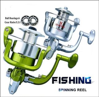 READY STOCK) All Metal Fishing Spinning Reel Kekili Pancing