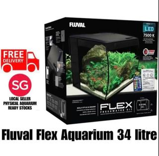 fluval flex glass aquarium 57 litre