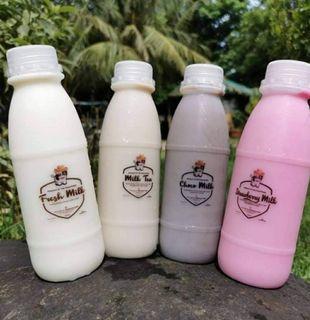 Fresh and flavored milk for sale