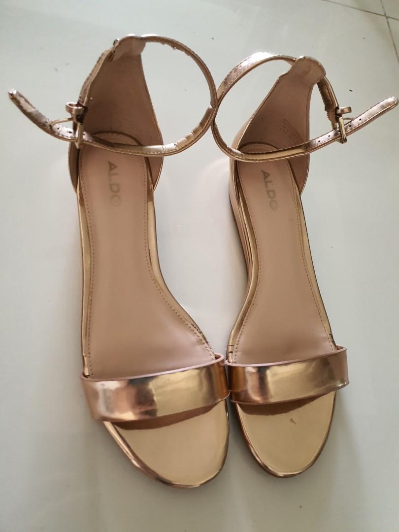 rose gold shoes aldo