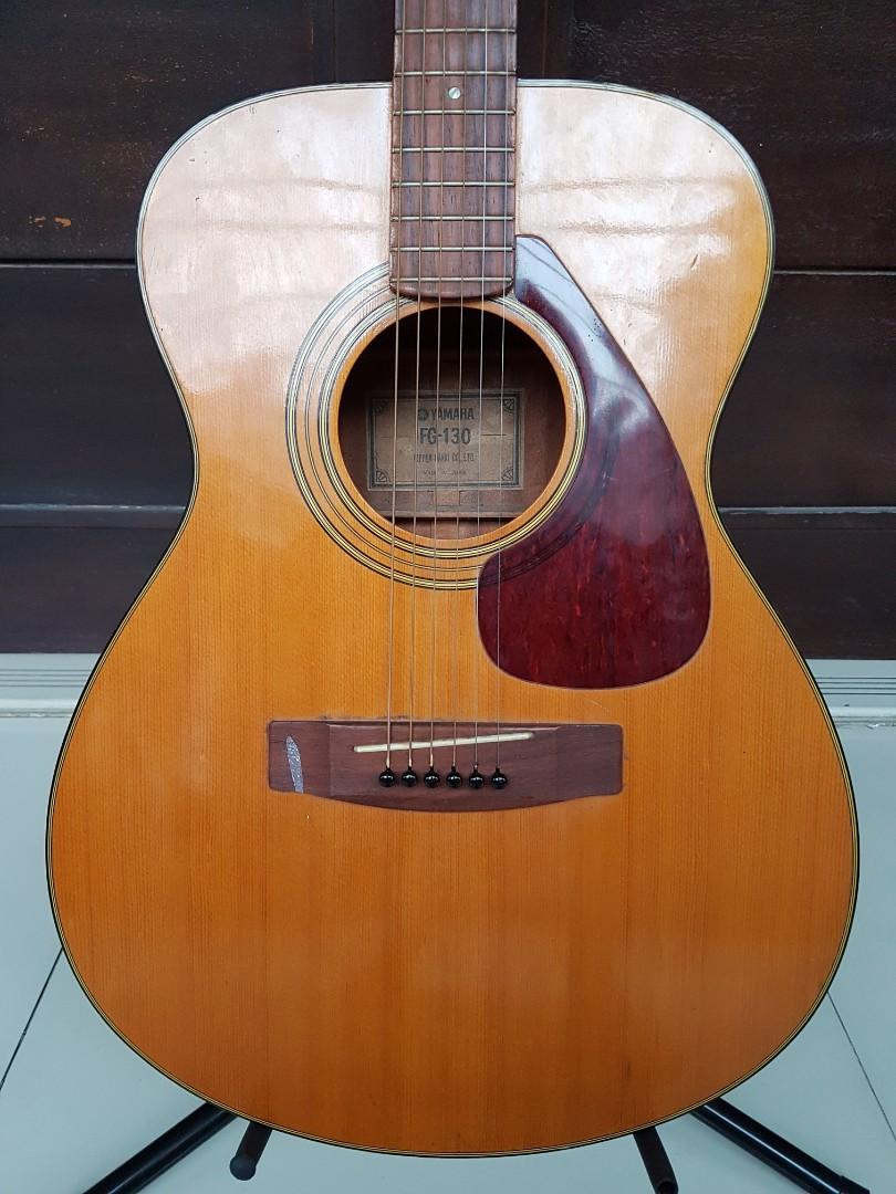 Gitar Akustik Yamaha FG 130 Vintage, Musik & Media, Alat di Carousell