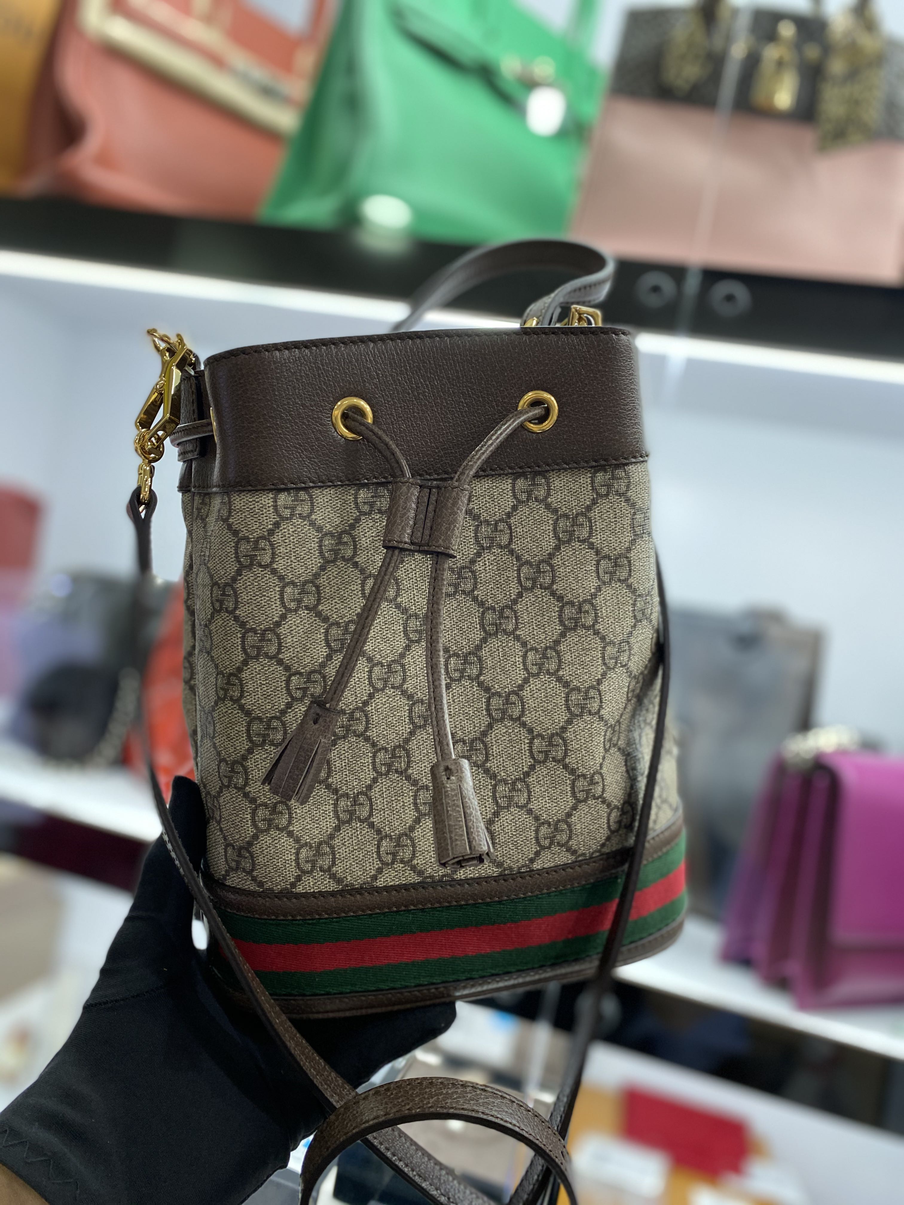 GUCCI Ophidia Small GG BUCKET Bag 550621 207011627 Luxury