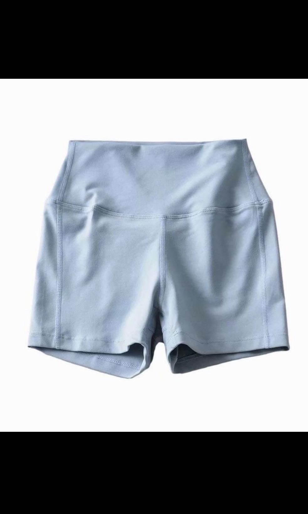 high waisted elastic shorts