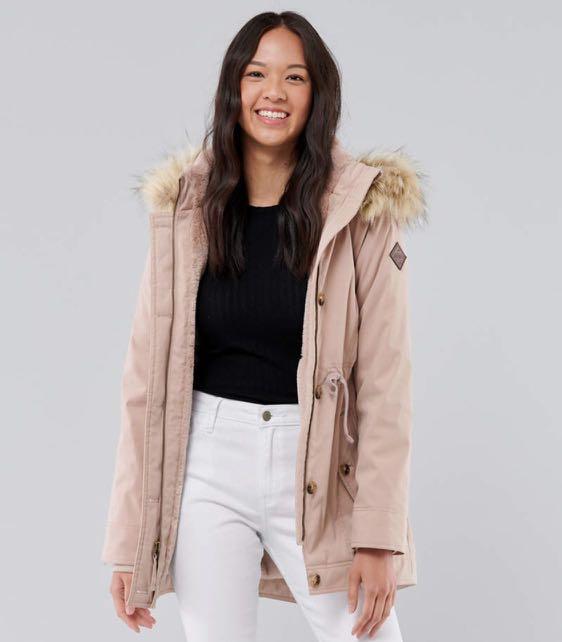 Cozy lined deals down parka hollister