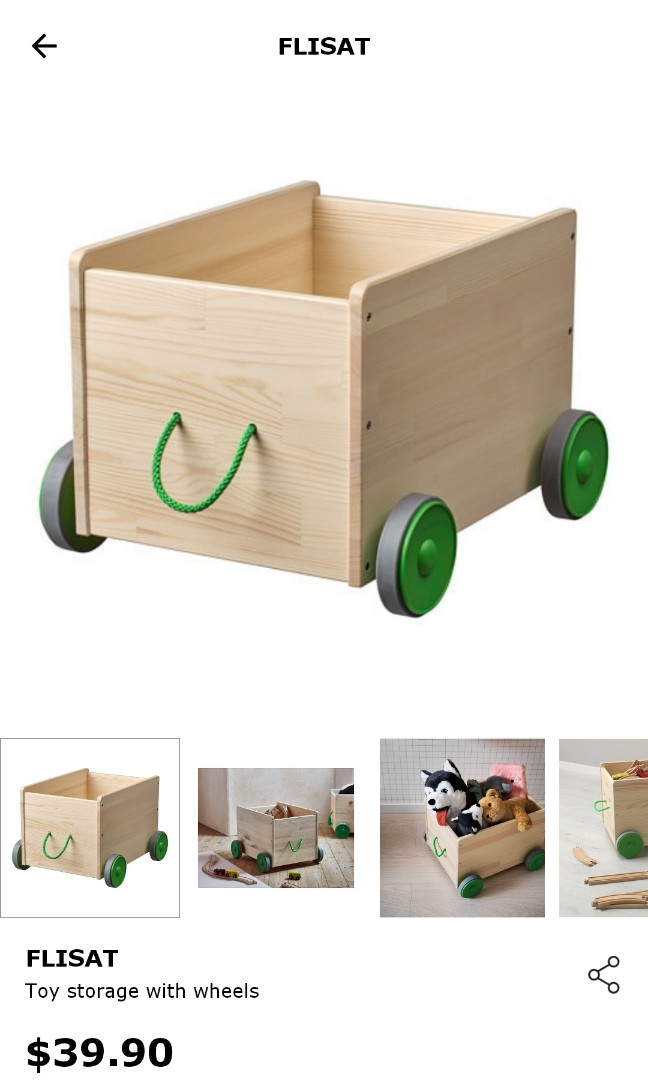 Ikea Flisat Toy Storage Bin PNG Images PSDs For Download PixelSquid