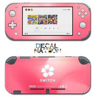 [In Stock] Nintendo Switch Lite Decal (Pink with Flower)
