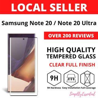 INSTOCK: Samsung Note 20 4G / Note 20 5G / Note 20 Ultra 5G Tempered Glass Screen Protector
