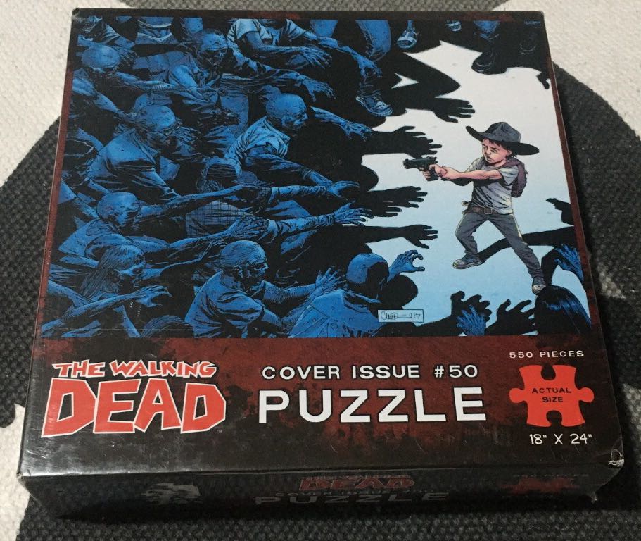 USAopoly 550 Puzzle The Walking Dead Cover Art Issue 50 Fast Ship for sale online