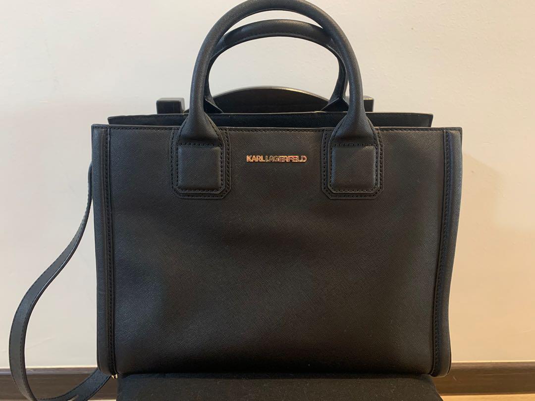 Karl lagerfeld best sale saffiano bag