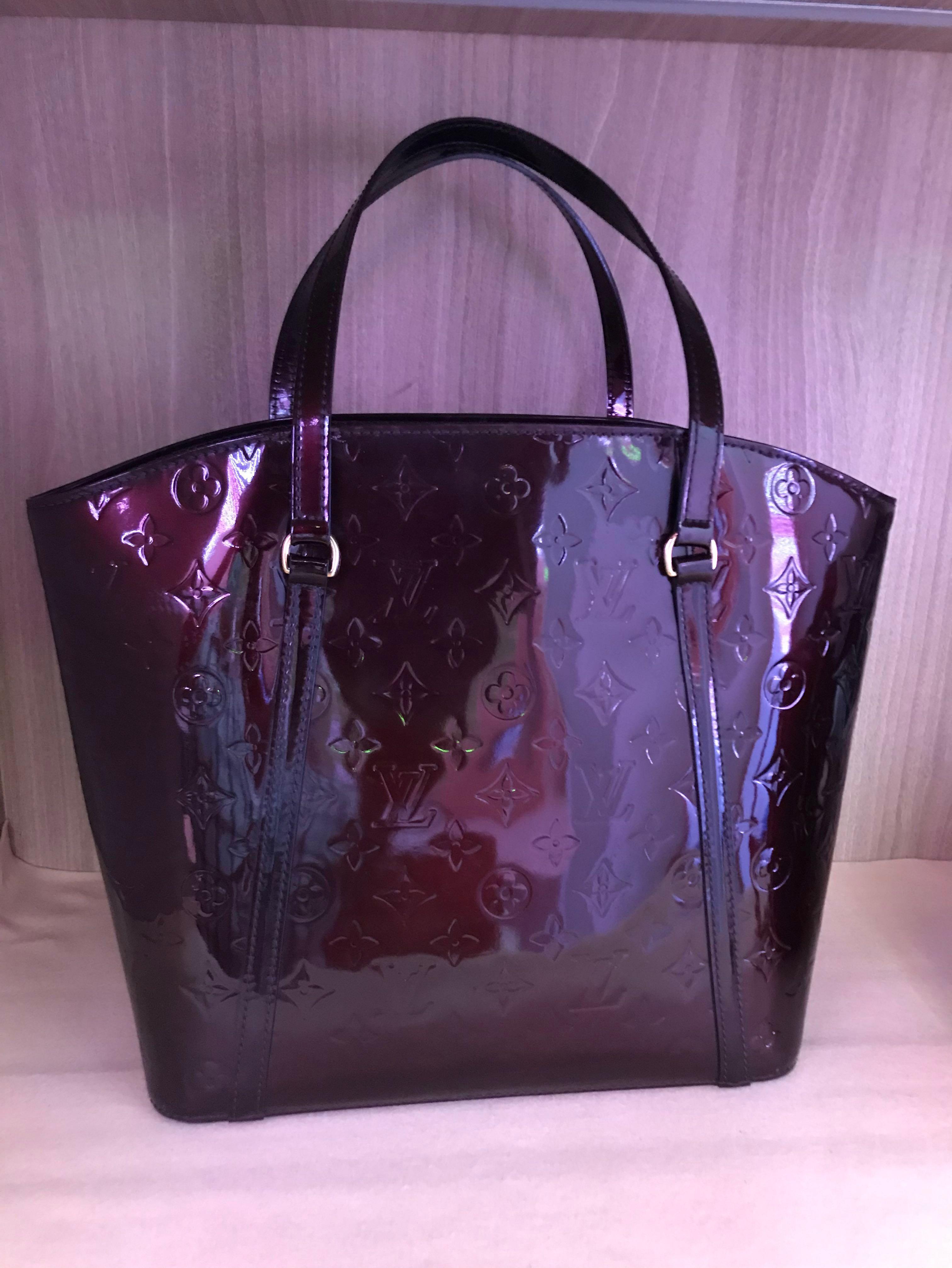 Louis Vuitton Rouge Fauvist Monogram Vernis Avalon Tote - LV Handbags