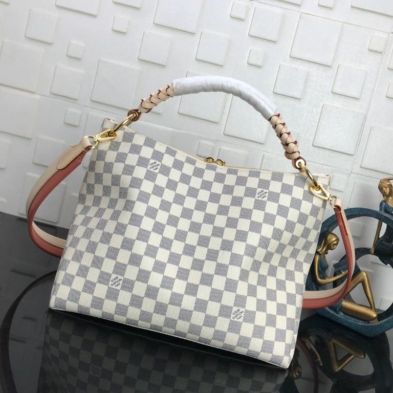 Beaubourg hobo cloth tote Louis Vuitton Beige in Cloth - 35522452