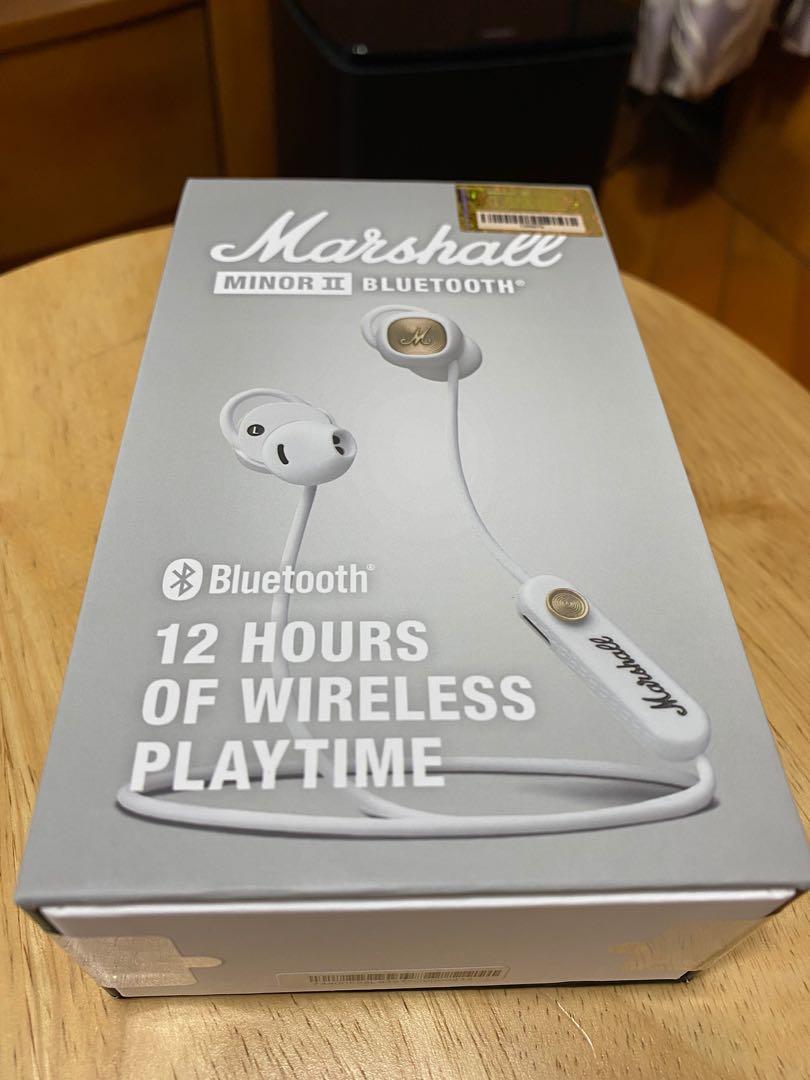 Marshall 藍牙耳機(全新未開封） Minor II Bluetooth Headphones, 音響