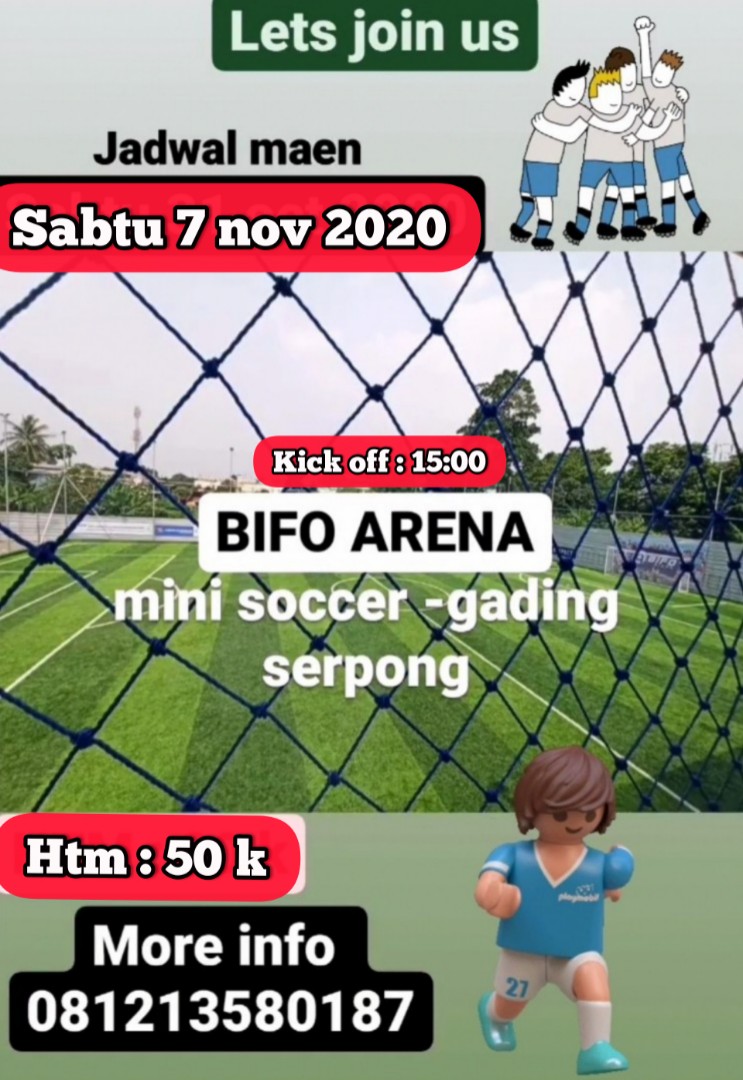 Minisoccer di gading serpong, Komunitas di Carousell