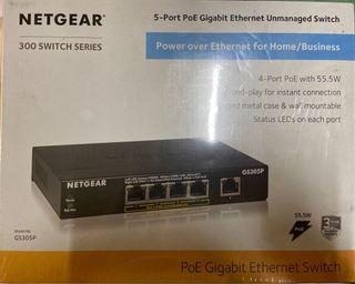 Netgear GS305P 5-Port Gigabit PoE-Compliant Unmanaged Switch