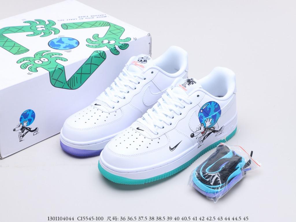 nike air force 1 earth day pack white